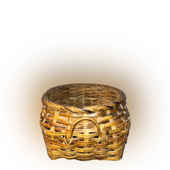Wooden woven basket for decor - Picture 10 of 12
